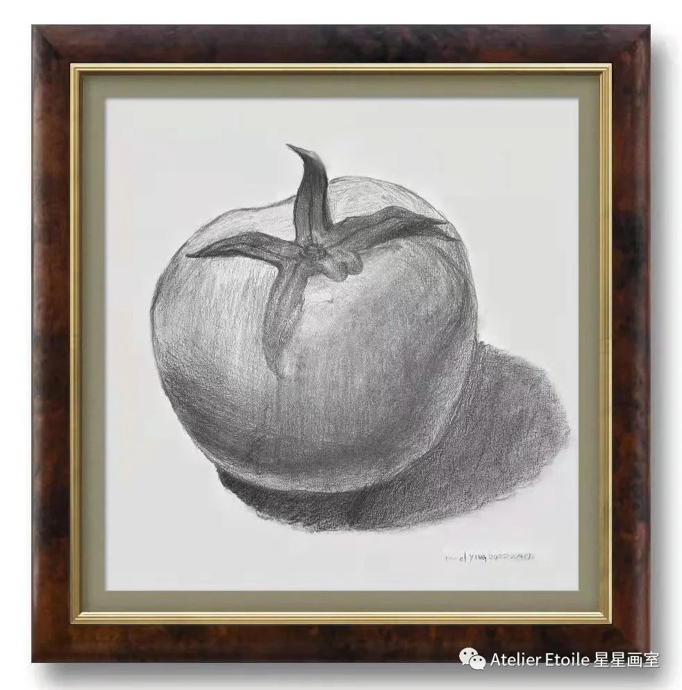 Daniel YANG 10岁线上素描课中级课堂作品01