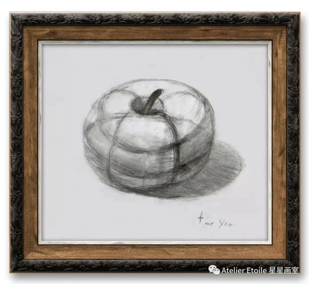 Timo YAO 8岁线上素描课初级课堂作品