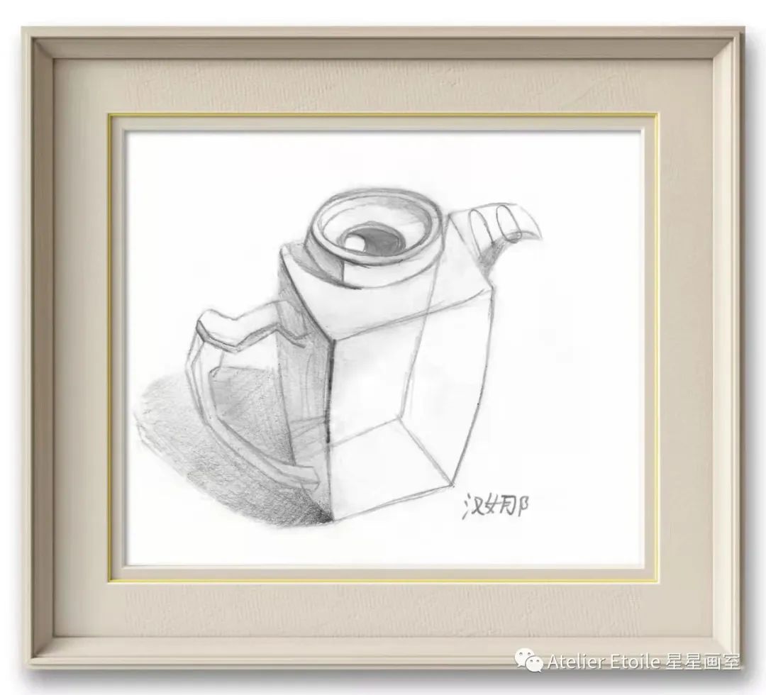 汉娜 10岁线上素描课初级课堂作品