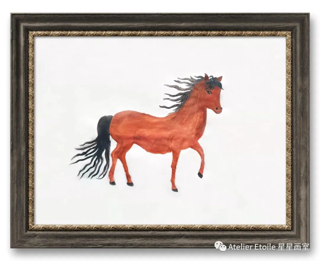 Julia LAMBERT 9岁线上水彩彩铅课初级 II 阶段课堂作品