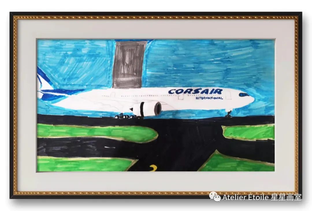 Maxime LIU 10岁线上水彩课初级 I 阶段课堂作品