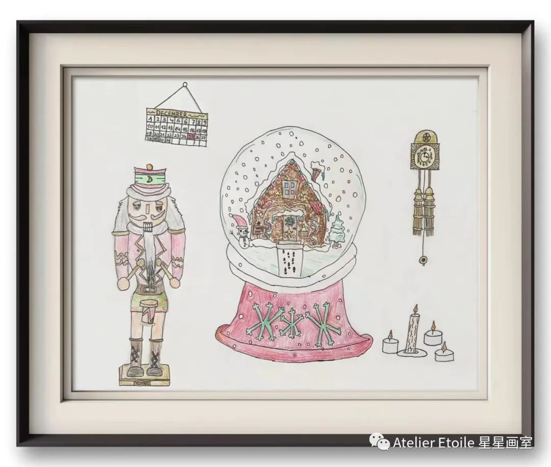 Marc WANG 11岁线上儿童绘画启蒙课课堂作品