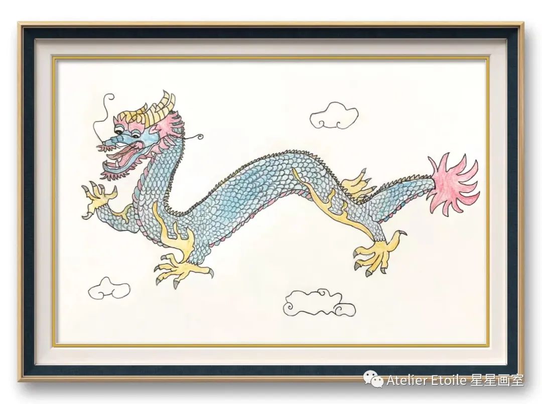 Marc WANG 11岁线上儿童绘画启蒙课课堂作品01