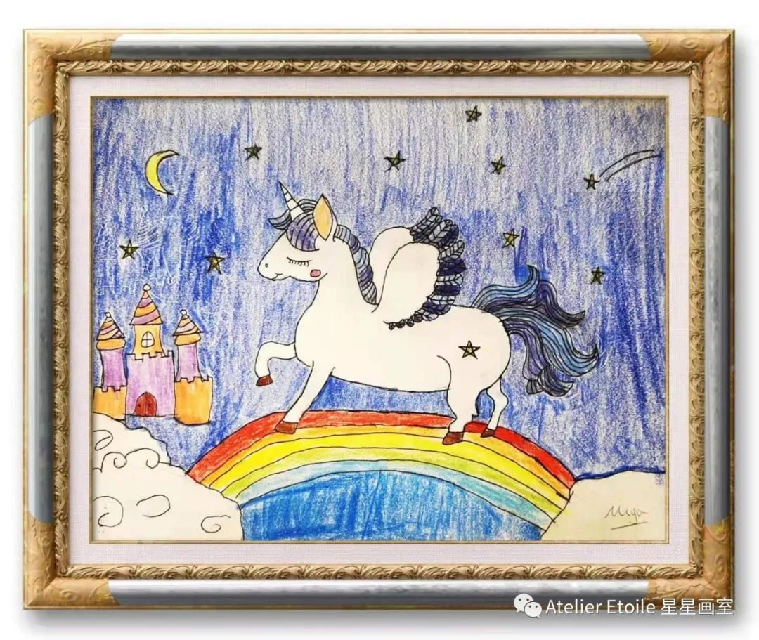 Miya Xu 10岁线上儿童绘画启蒙课课堂作品