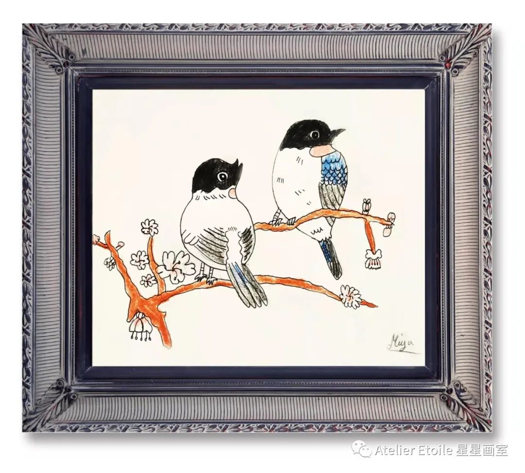 Miya Xu 10岁线上儿童绘画启蒙课课堂作品01