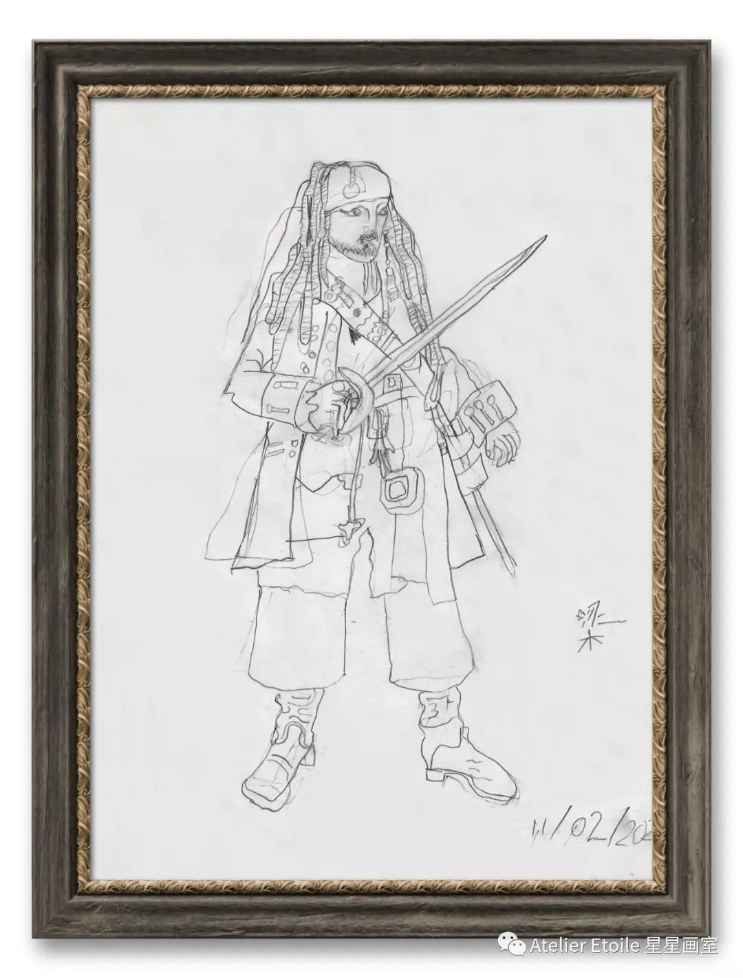 梁一 6岁半线上儿童绘画启蒙课课堂作品