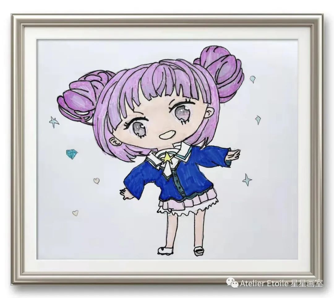 任博雅 8岁线上动漫课初级 I 阶段课堂作品01