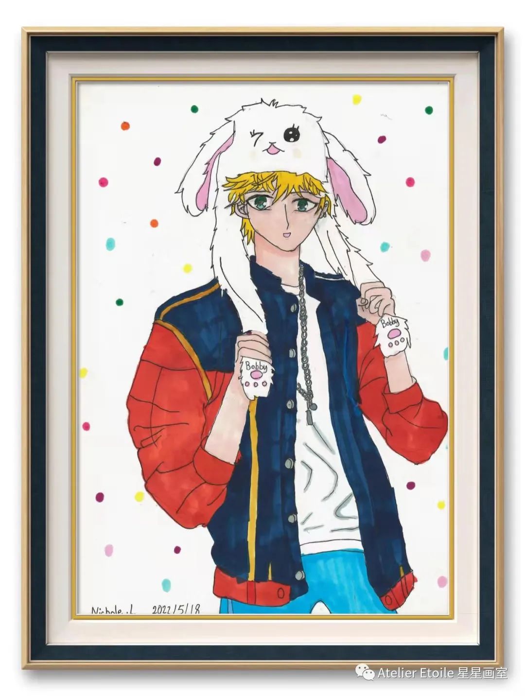 梁小妮 8岁半线上动漫课初级 II 阶段课堂作品