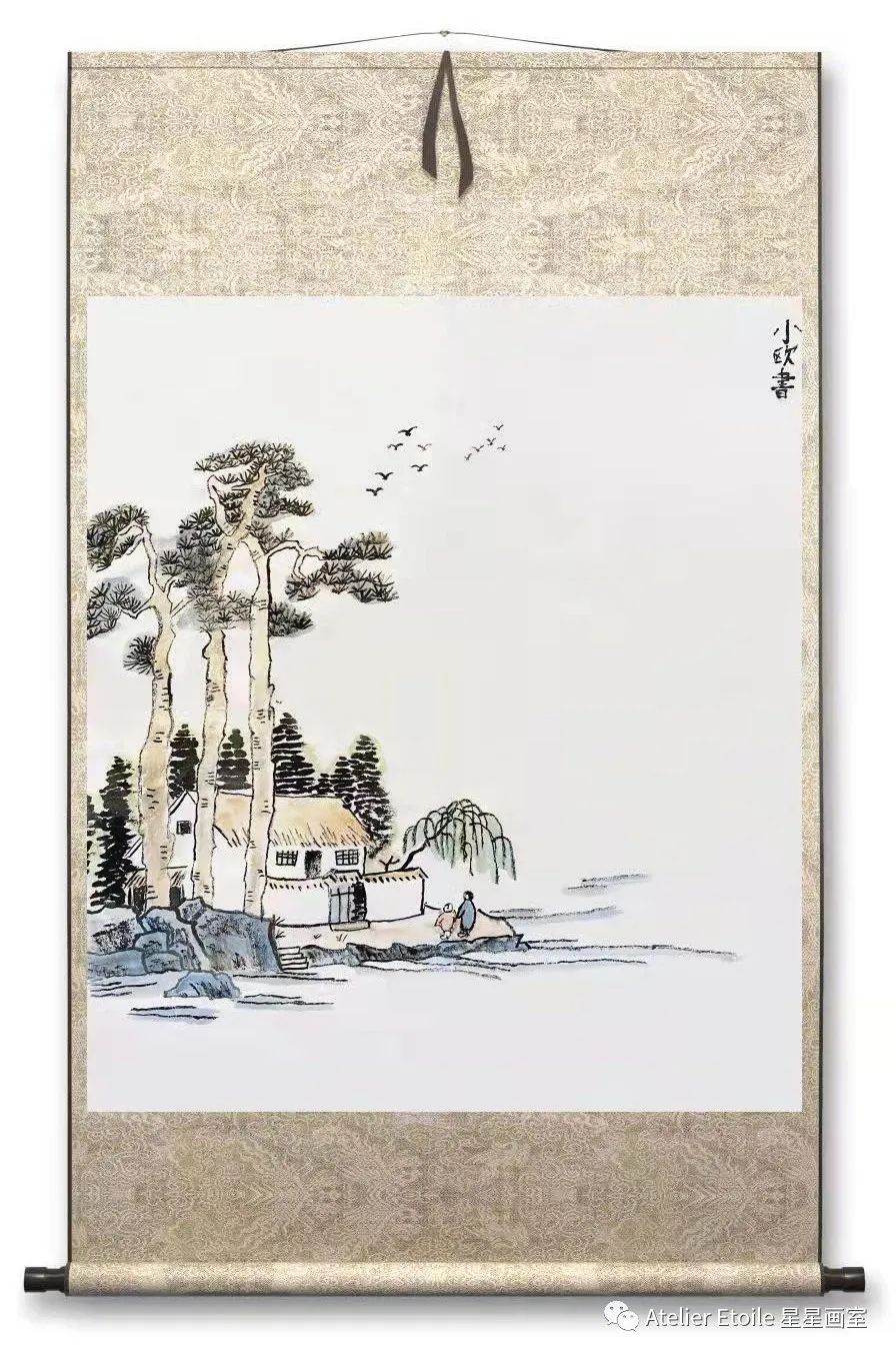 Leo LI 8岁线上国画初级课课堂作品
