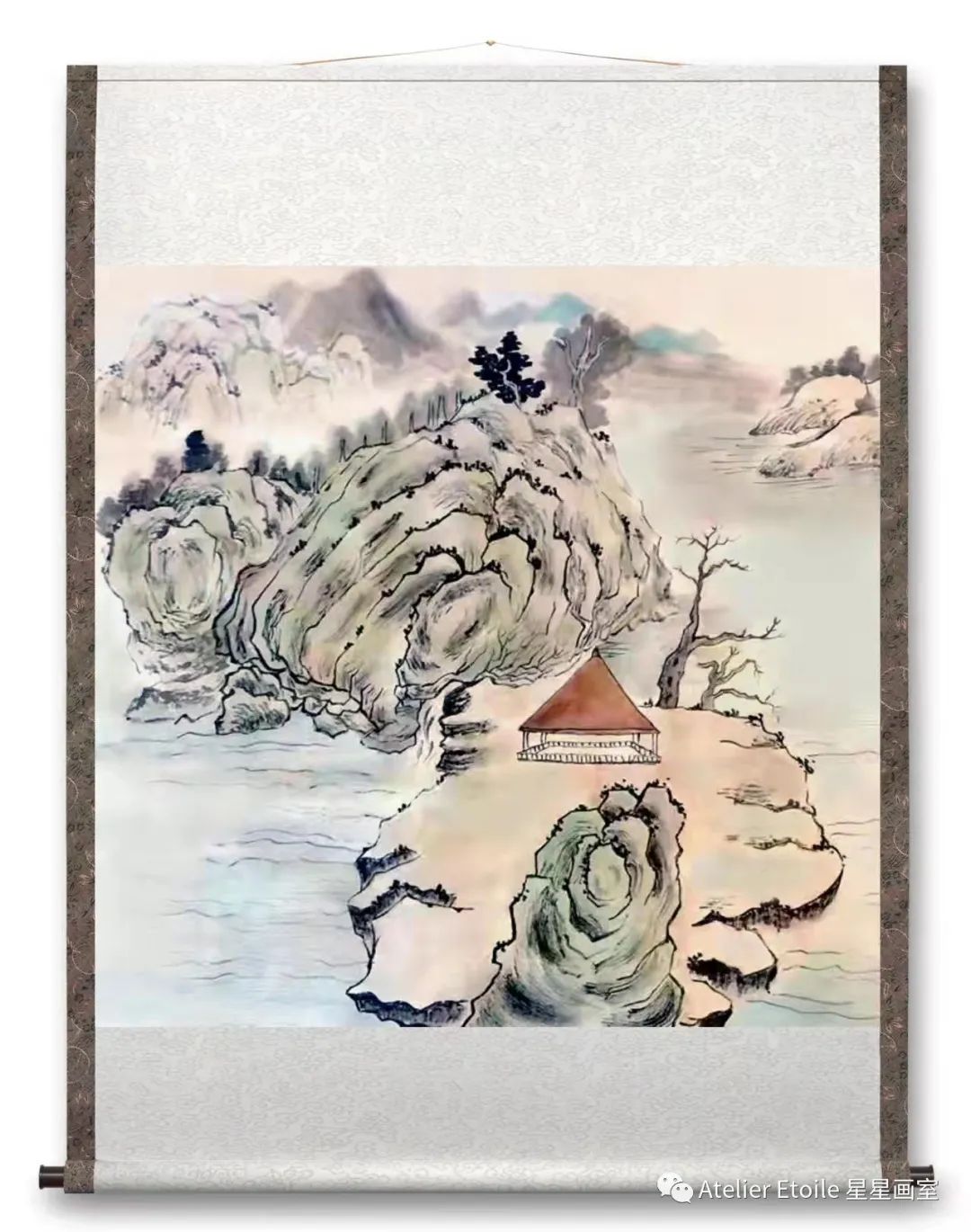 王馨雅 15岁线上国画中级课课堂作品