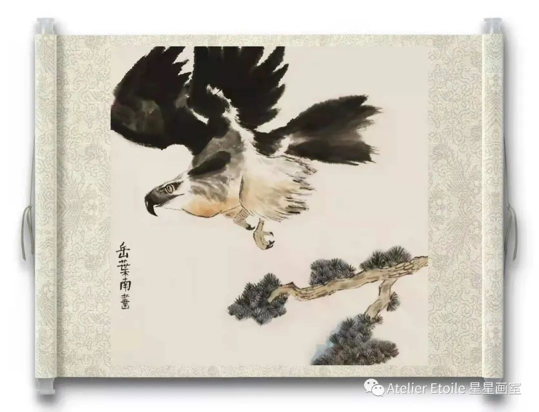 岳叶南 12岁线上国画中级课课堂作品