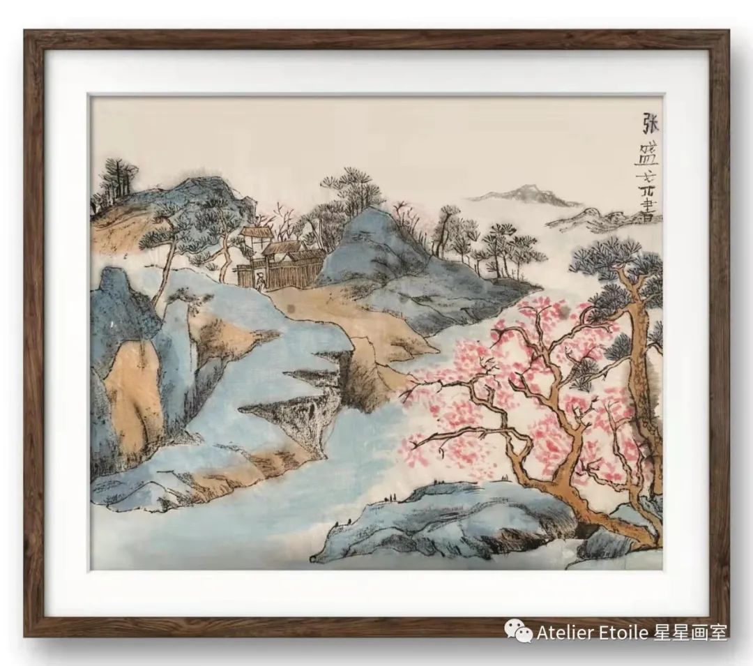 张盛尧 11岁线上国画高级课课堂作品