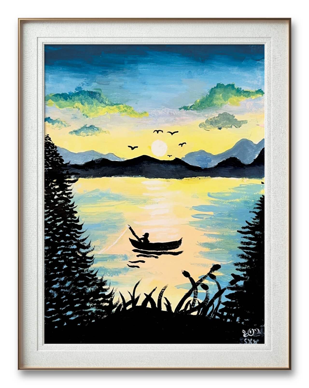 孙熙熙, 9岁，线上水粉课初级，课堂作品 (1).jpg