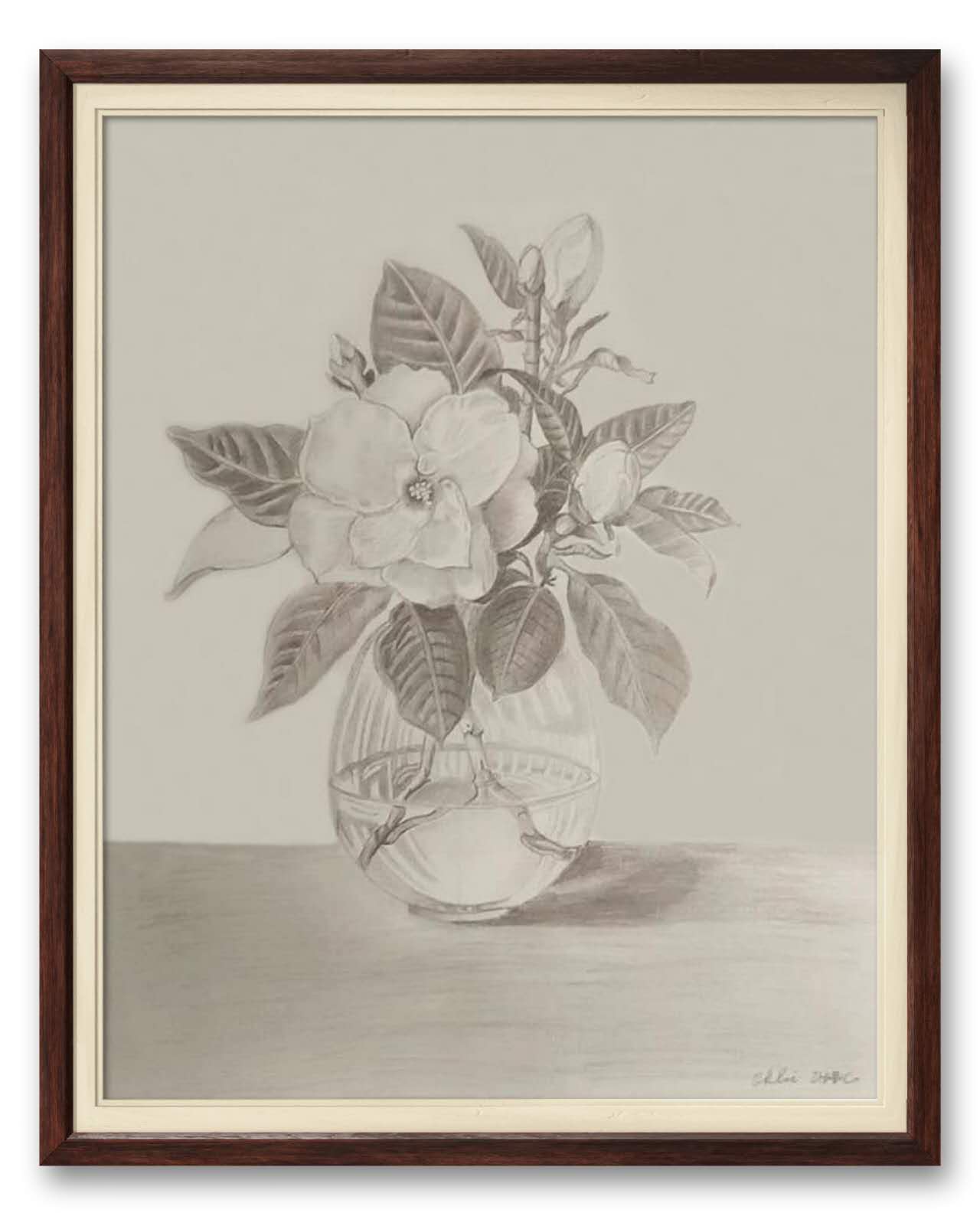 Chloé ZHANG, 17岁，线上素描课，课堂作品  Chloé ZHANG, 17ans, Cours En Ligne De Dessin, Oeuvre Réalisée Dans Le Cours.jpg