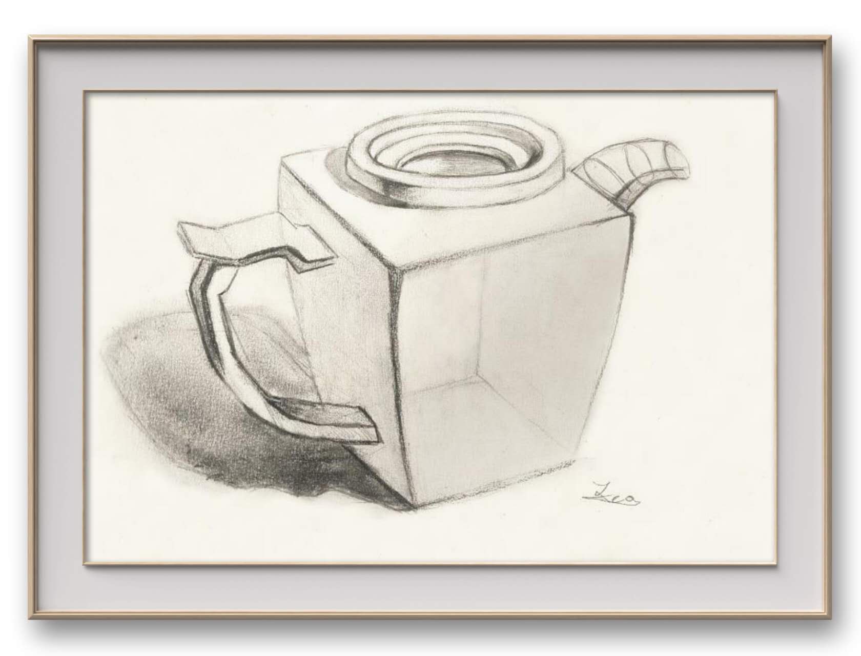 Leo HE, 15岁，线上素描课，课堂作品 Leo HE, 15ans, Cours En Ligne De Dessin, Oeuvre Réalisée Dans Le Cours 1.jpg