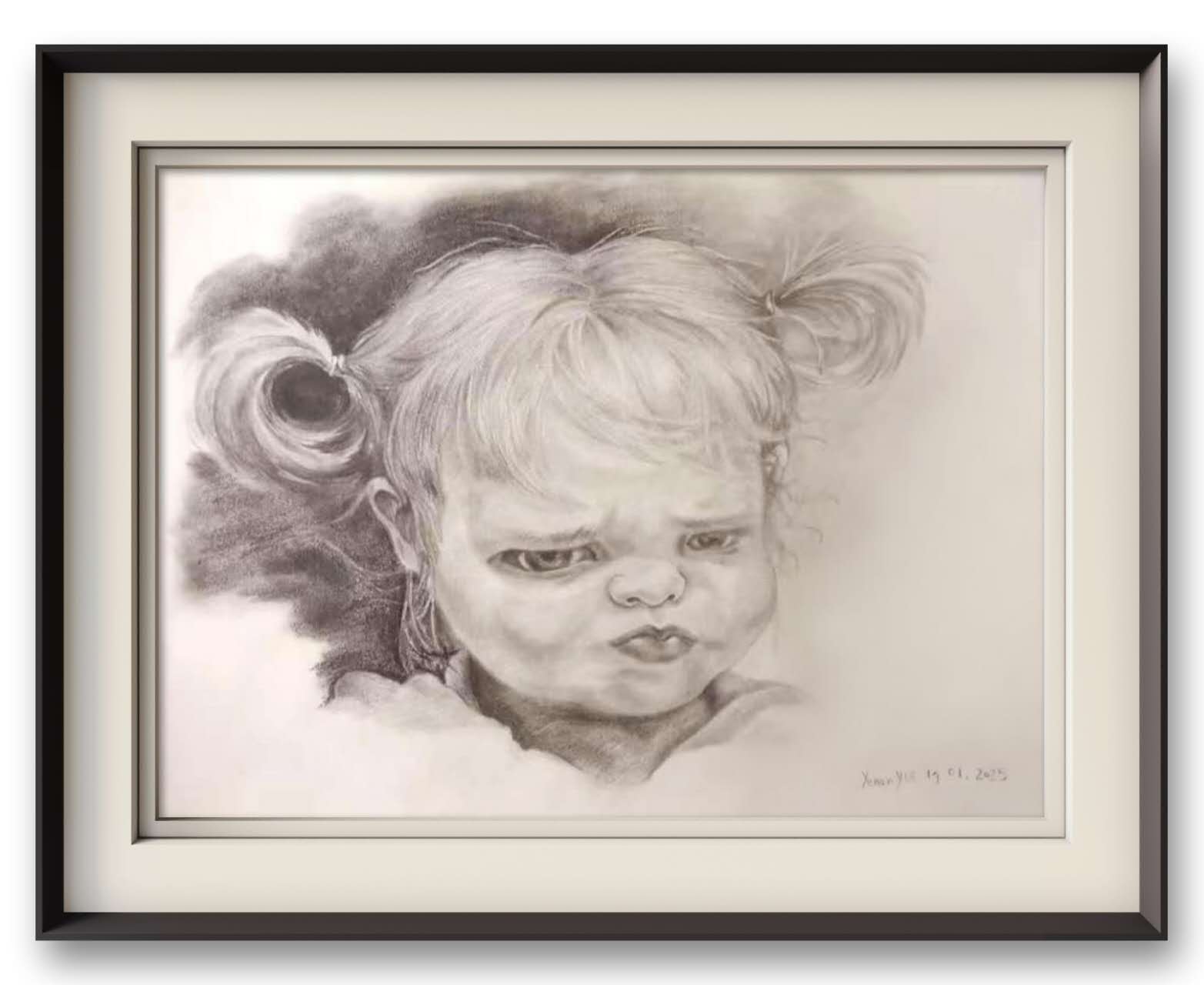 岳叶南，15岁, 线上素描课，课堂作品 Yue Yenan, 15ans, Cours En Ligne De Dessin, Oeuvre Réalisée Dans Le Cours 2.jpg