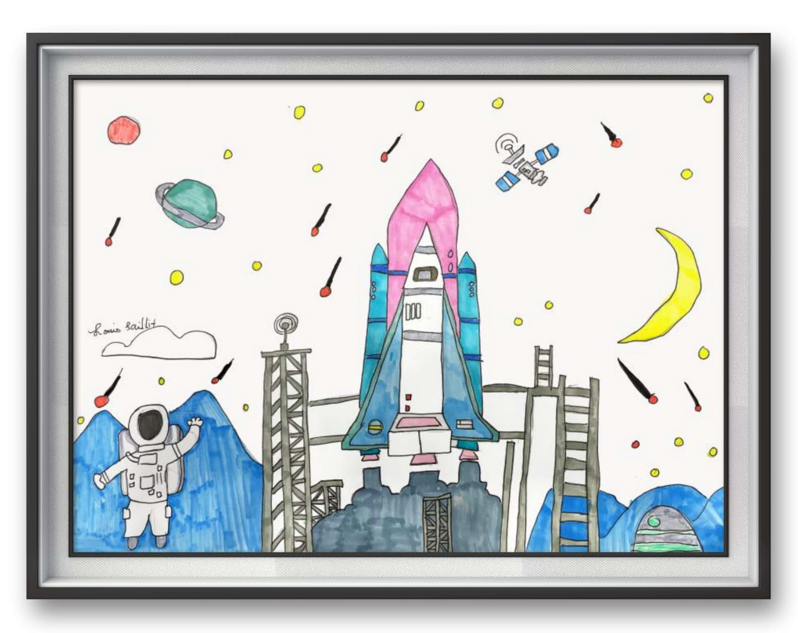 Elise SAILLIOT, 8岁，线上绘画启蒙课，课堂作品 Elise SAILLIOT, 8ans, Cours En Ligne De Dessin, Oeuvre Réalisée Dans Le Cours 2.jpg