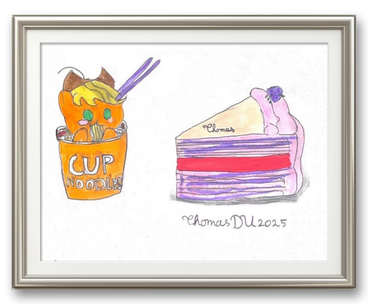 Thomas DU, 9岁，线上绘画启蒙课，课堂作品 Thomas DU, 9ans, Cours En Ligne De Dessin, Oeuvre Réalisée Dans Le Cours 1.jpg