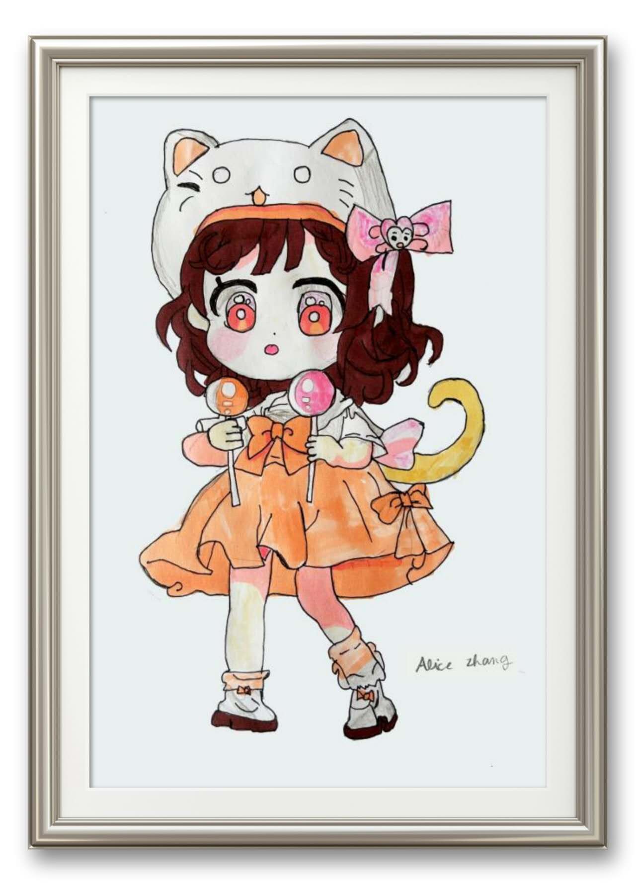 Alice ZHANG, 10岁，线上动漫课，课堂作品 Alice ZHANG, 10 Ans, Cours En Ligne De Manga, Oeuvre Réalisée Dans Le Cours 1.jpg