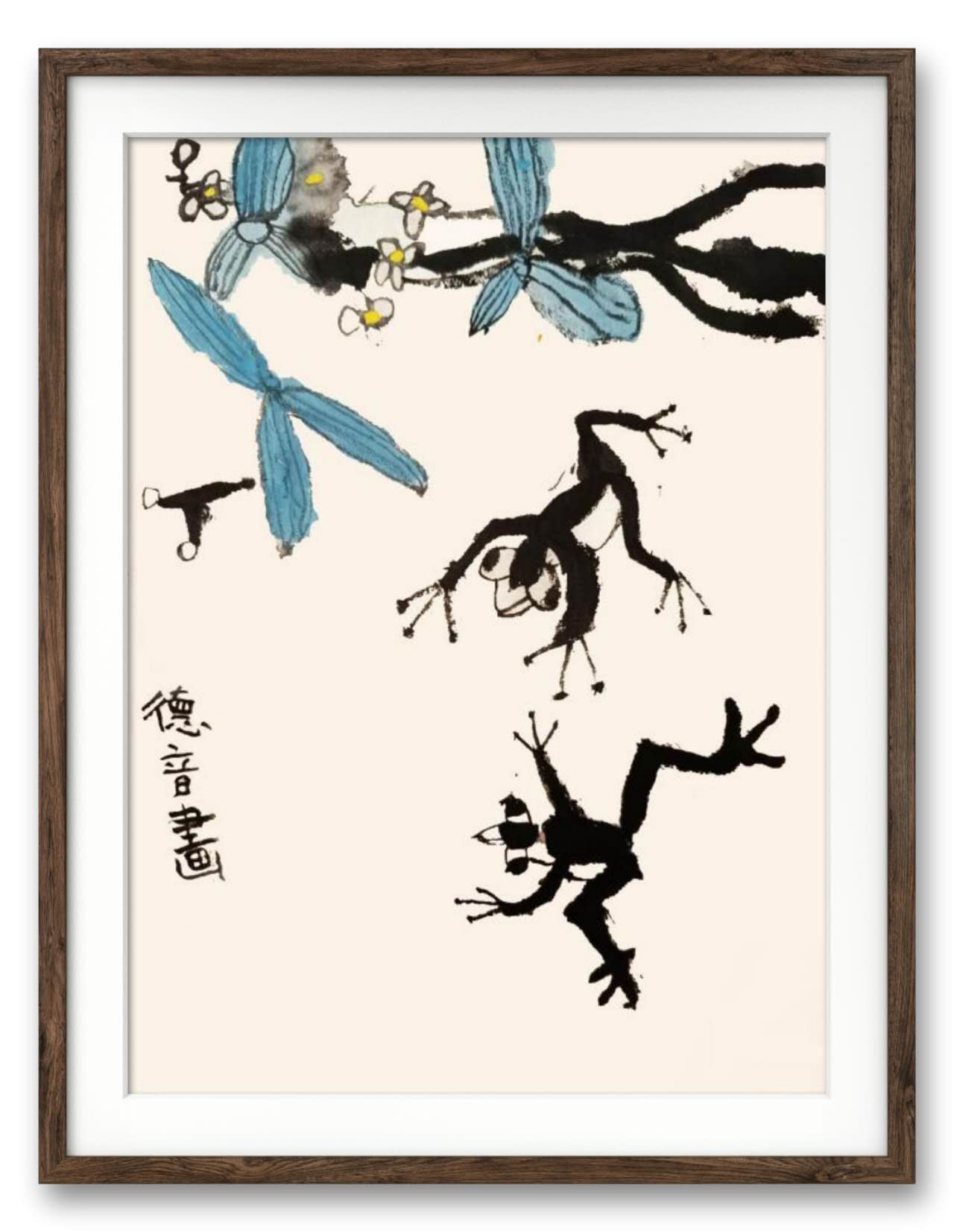 洪德音, 8岁，线上国画课，课堂作品 HONG Deyin, 8ans, Cours En Ligne De Peinture Chinoise, Oeuvre Réalisée Dans Le Cours 1.jpg