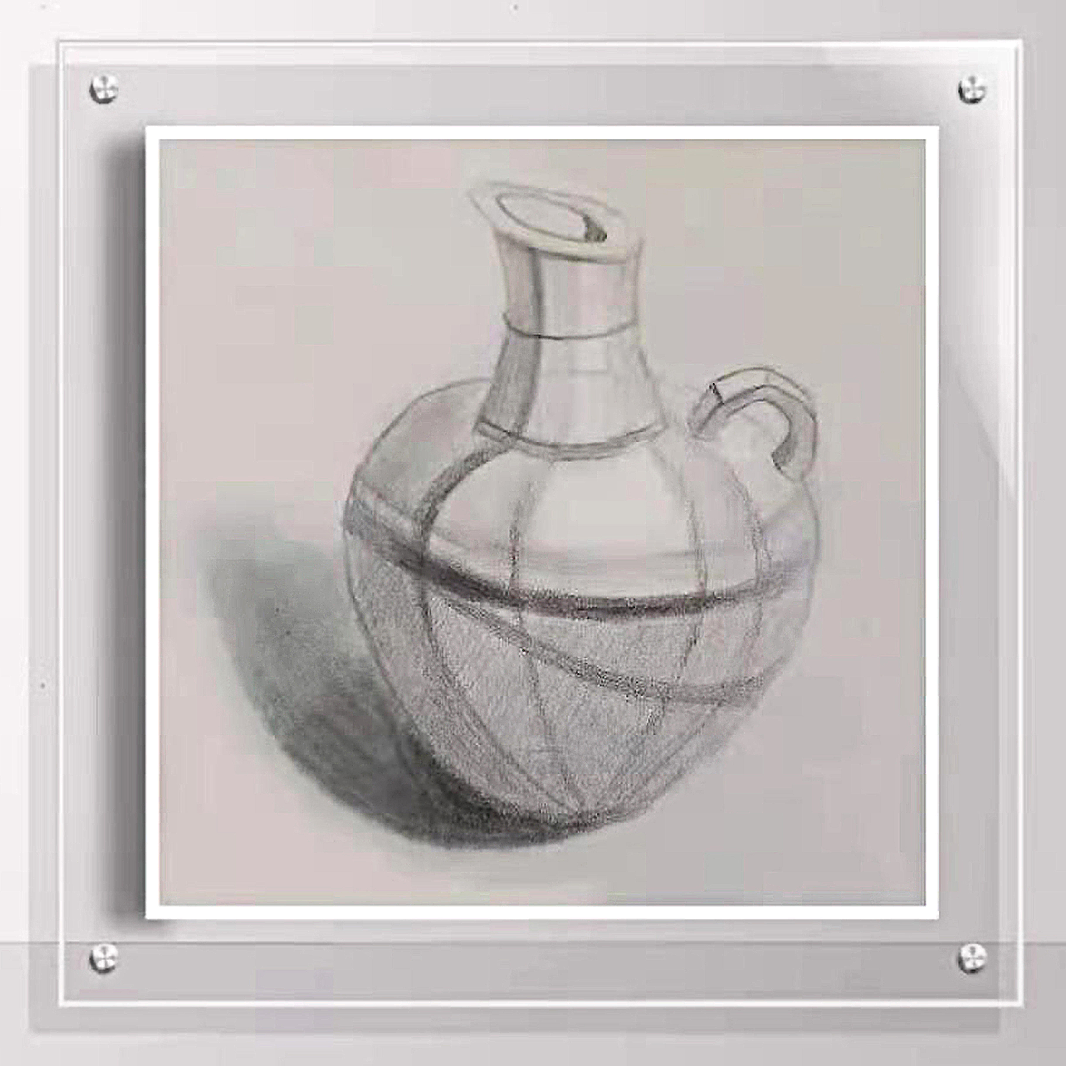 Chloé CAI 11岁，初学，线上素描初级课课堂作品 Chloé CAI  13 Ans, Débutant,  Dessin Réalisé Dans Le Cours En Ligne