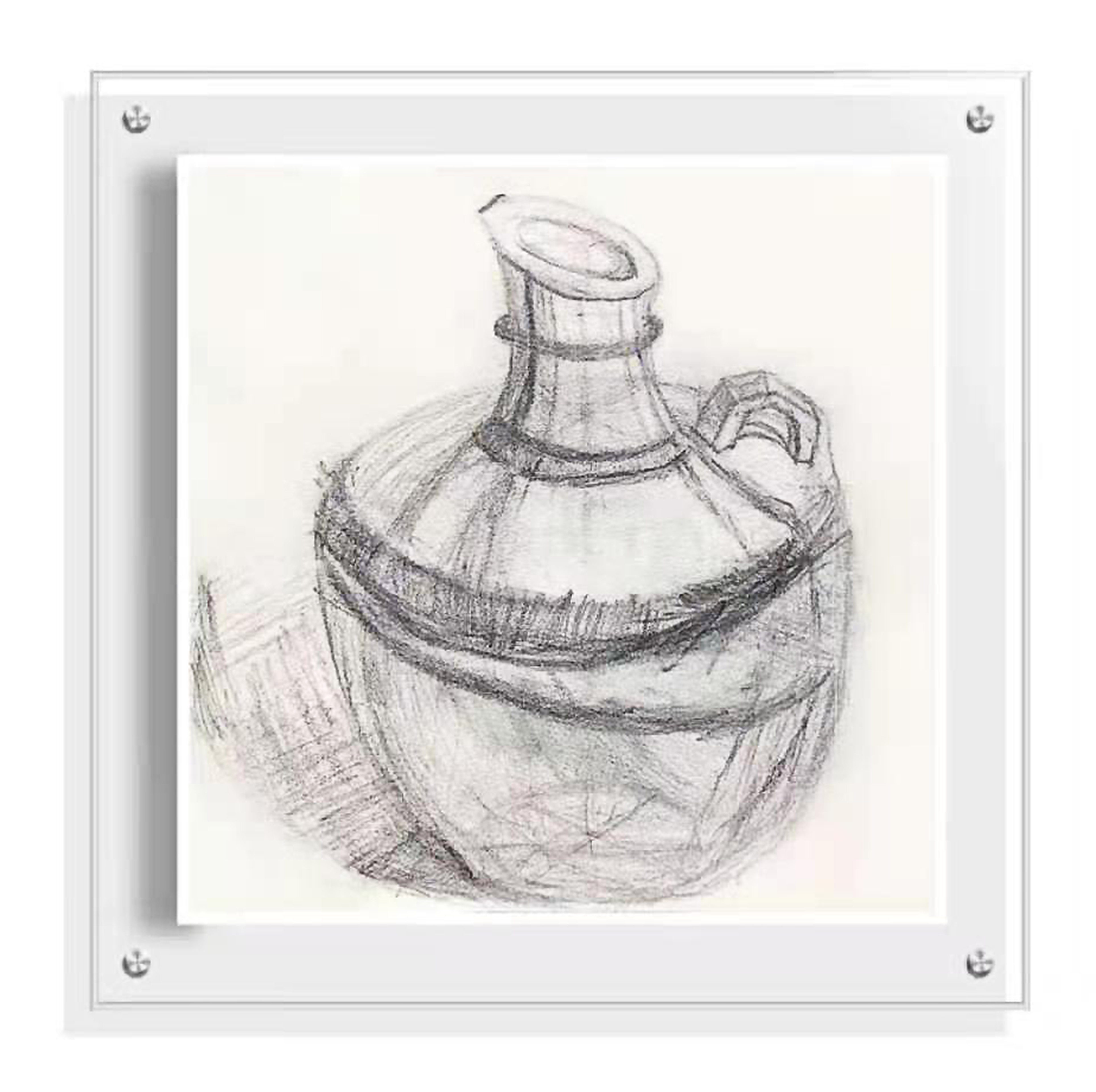 David YANG  6岁，初学，线上素描初级课课堂作品 David YANG 6 Ans, Débutant,  Dessin Réalisé Dans Le Cours En Ligne