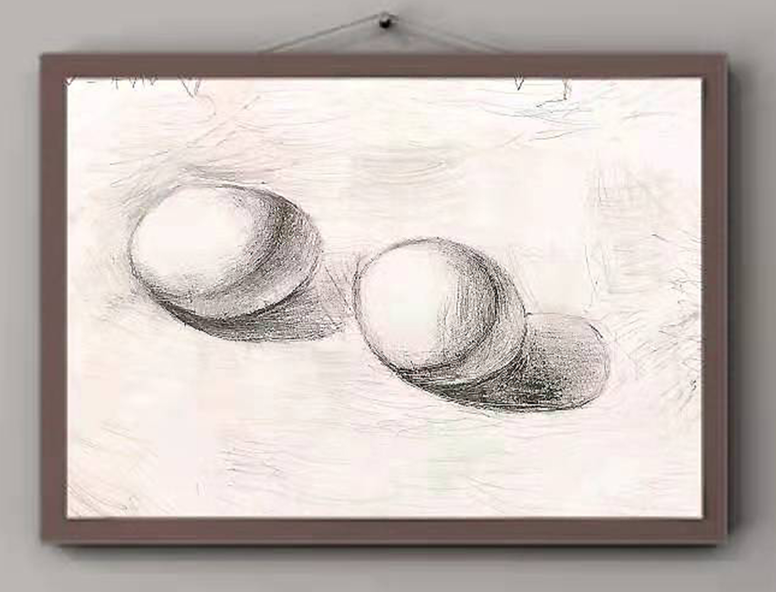 David YANG  6岁，初学，线上素描初级课课堂作品 David YANG 6 Ans, Débutant,  Dessin Réalisé Dans Le Cours En Ligne