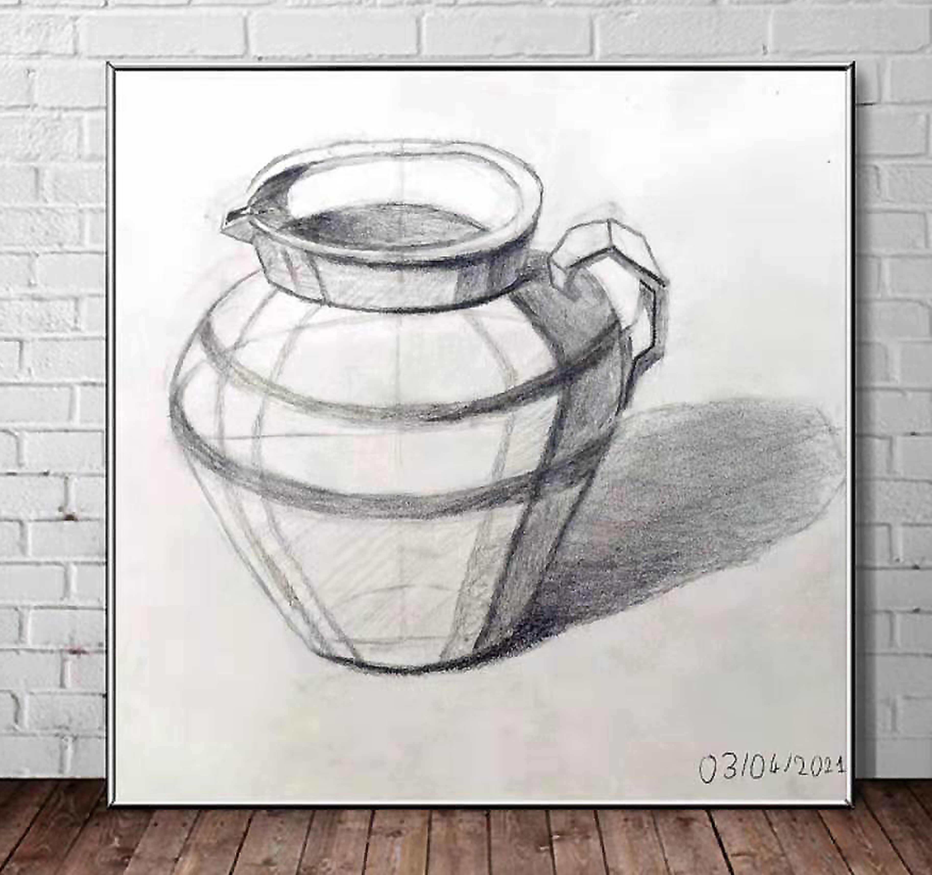 Leo LI  7岁，初学，线上素描课课堂作品 Léo LI  7 Ans, Débutant, Dessin Réalisé Dans Le Cours En Ligne